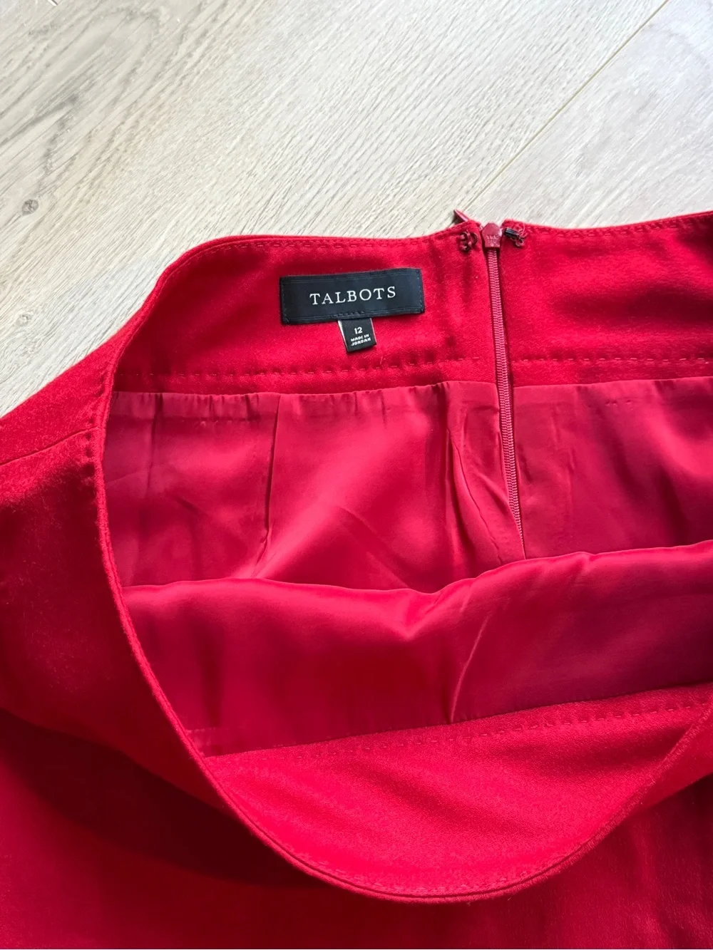 Talbots women’s mini skirt wool size 12